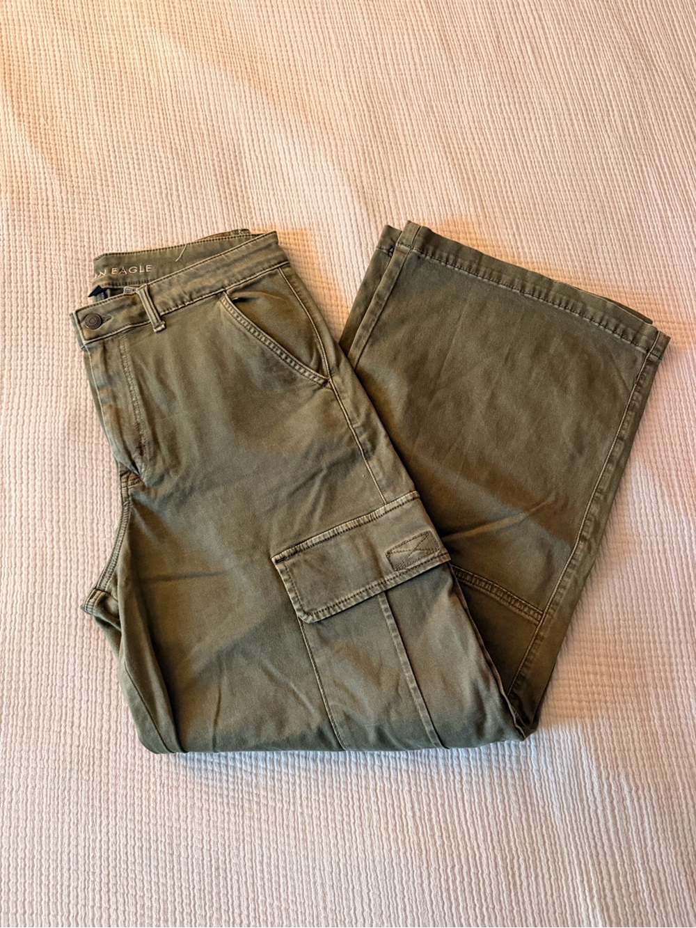 American Eagle Green Cargo Pants